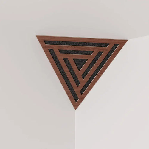 Triangle-SCIFI Acoustic Bass Trap 42x42x42cm with HDF Plate