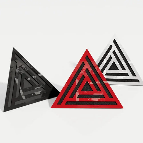 Triangle-SCIFI Acoustic Bass Trap 42x42x42cm with HDF Plate